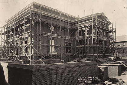 Antique photo of the Bayly Building