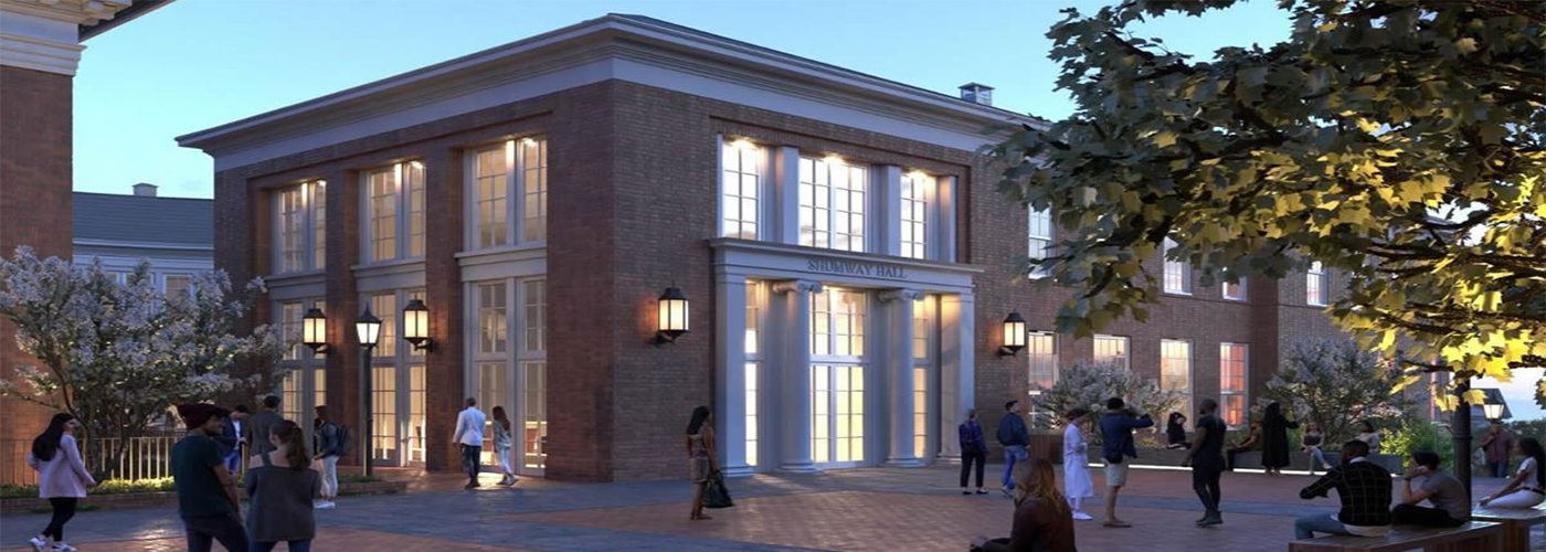 Architectural rendering of Shumway Hall
